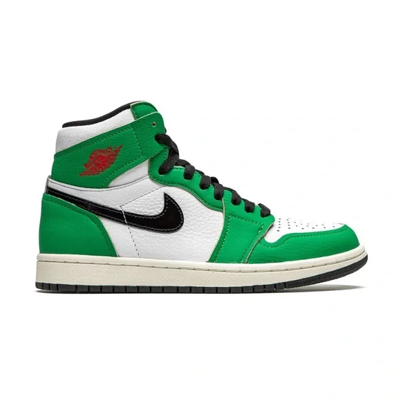 Women’s Air Jordan 1 Retro High OG Lucky Green as seen on Hailey Bieber